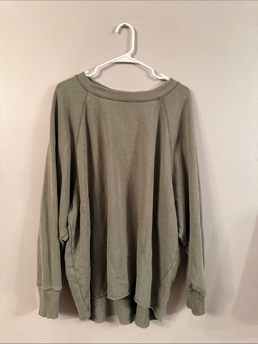 aerie Olive Green Pullover Sweatshirt